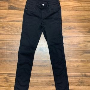 H&M high waist stretchy black pants